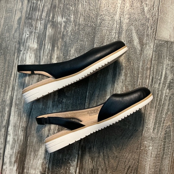 SOUL Naturalizer Black Slingback Flats Size 9 Wide - Picture 6 of 12